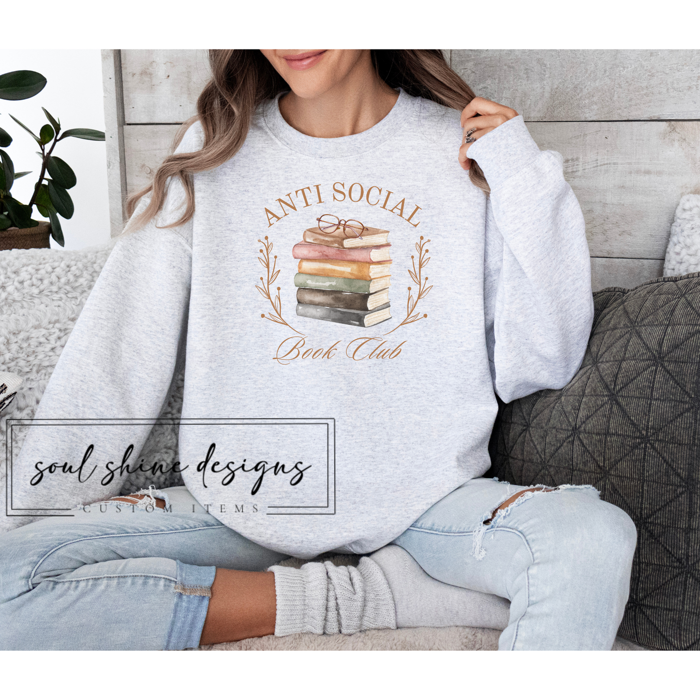 DTF Transfer Antisocial Book Club