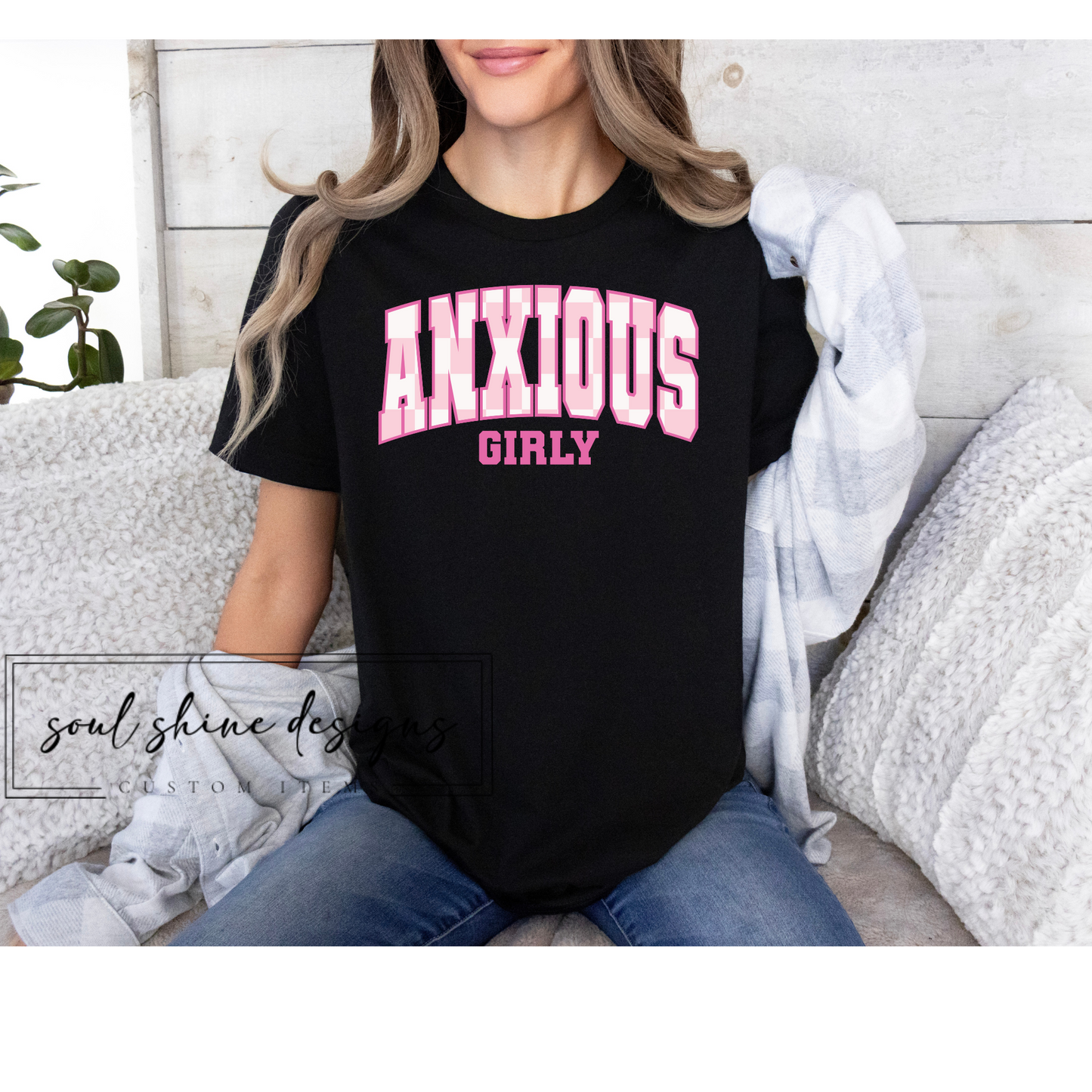 DTF Transfer Anxious Girly