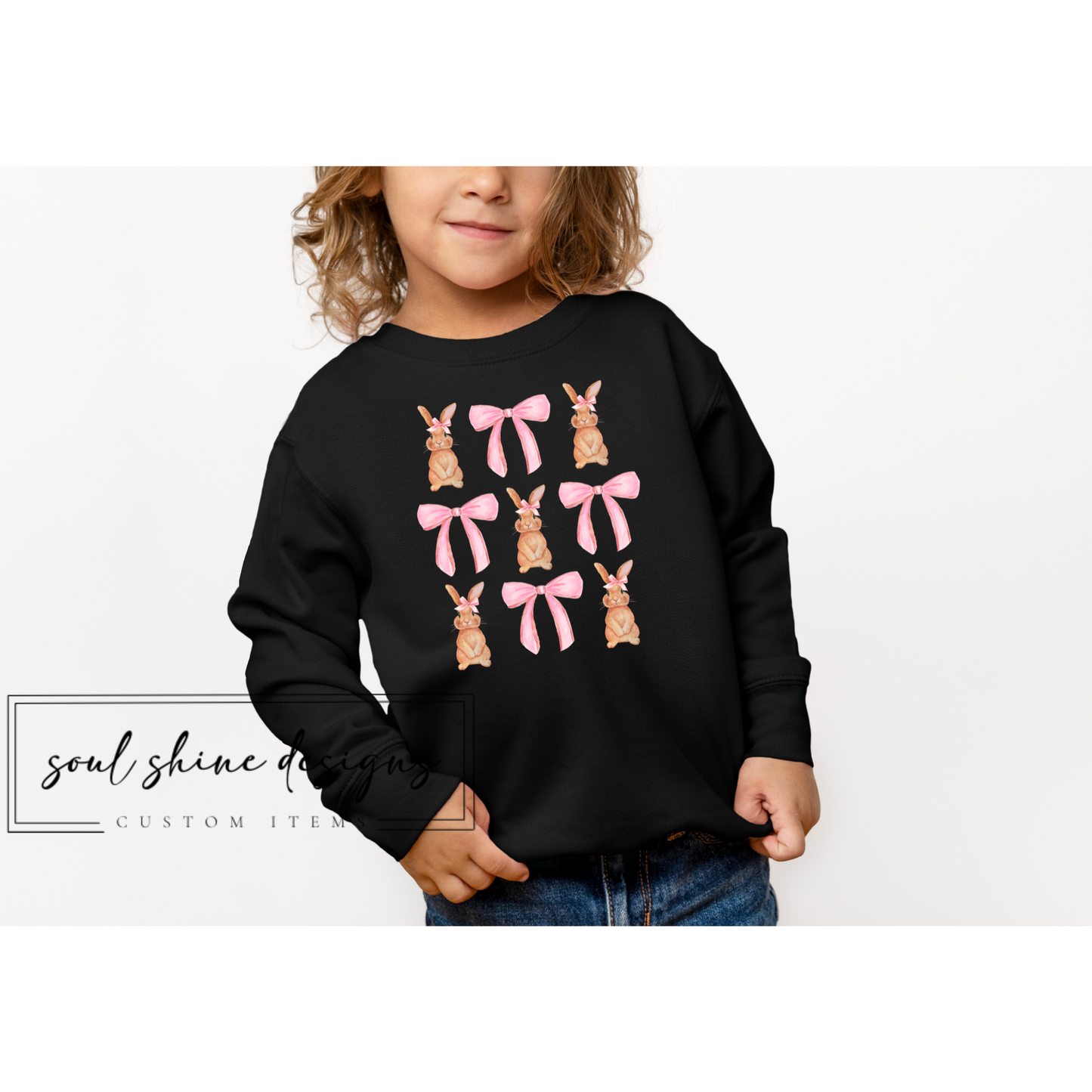 Bunnies and Bows (Pink)