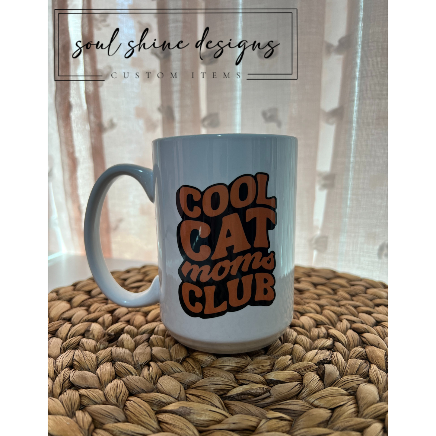 Cool Cat Moms Club Coffee Mug