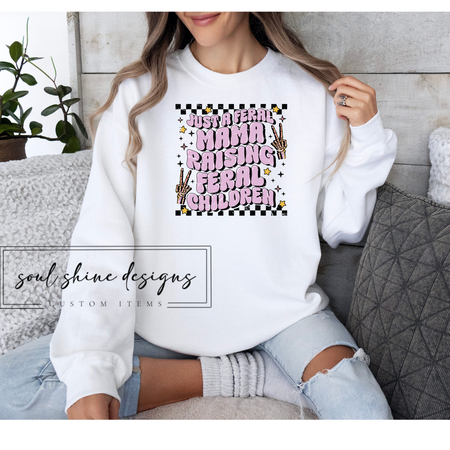 DTF Transfer Feral Mama Feral Children