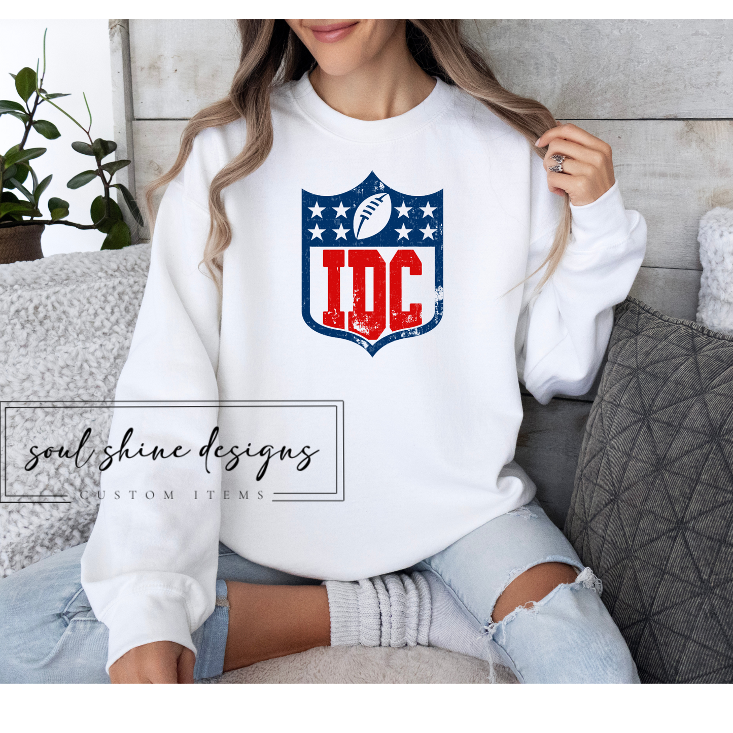 DTF Transfer IDC Football Logo