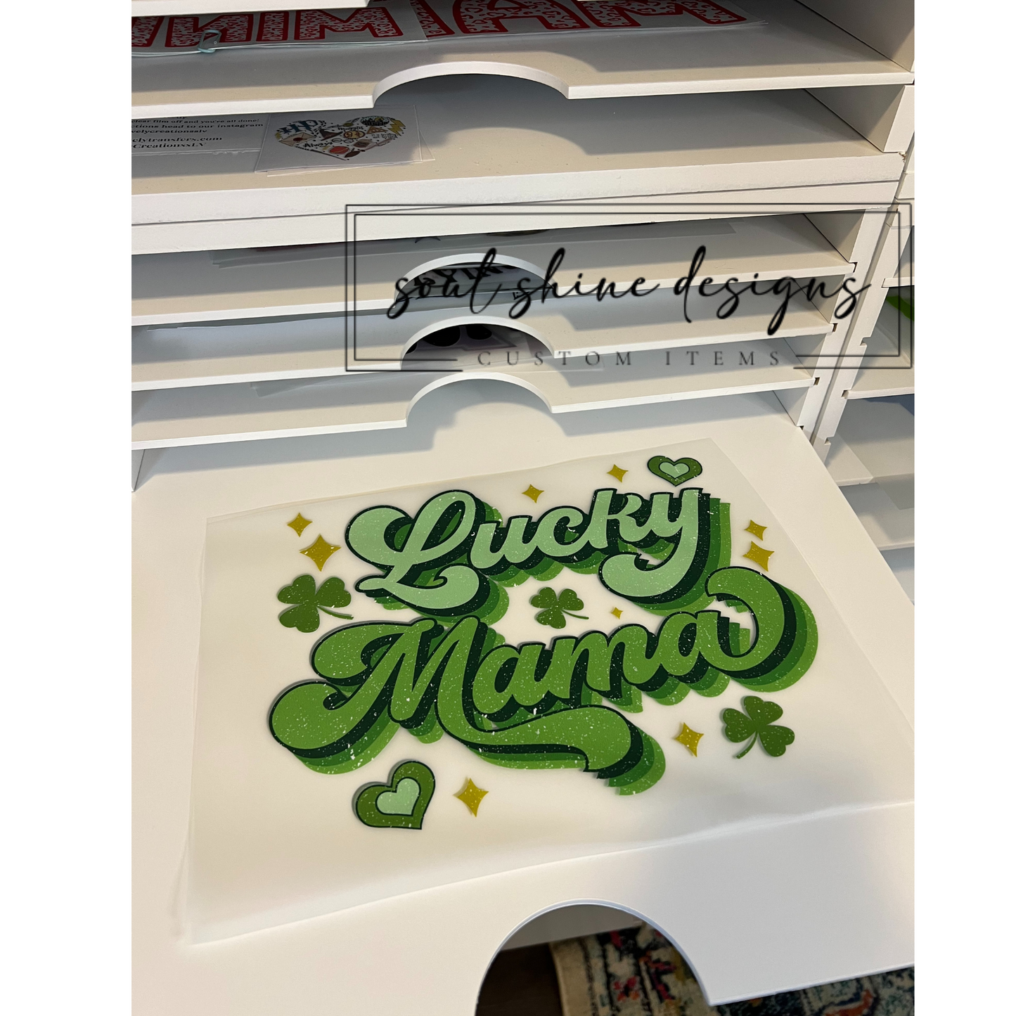DTF Transfer Lucky Mama