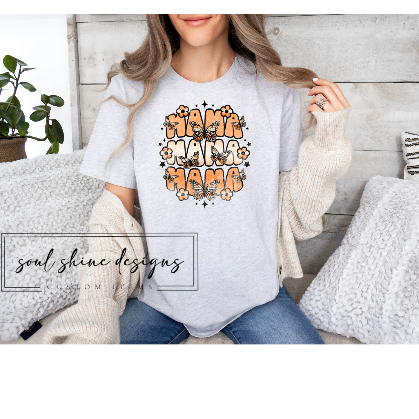 Mama with Butterflies