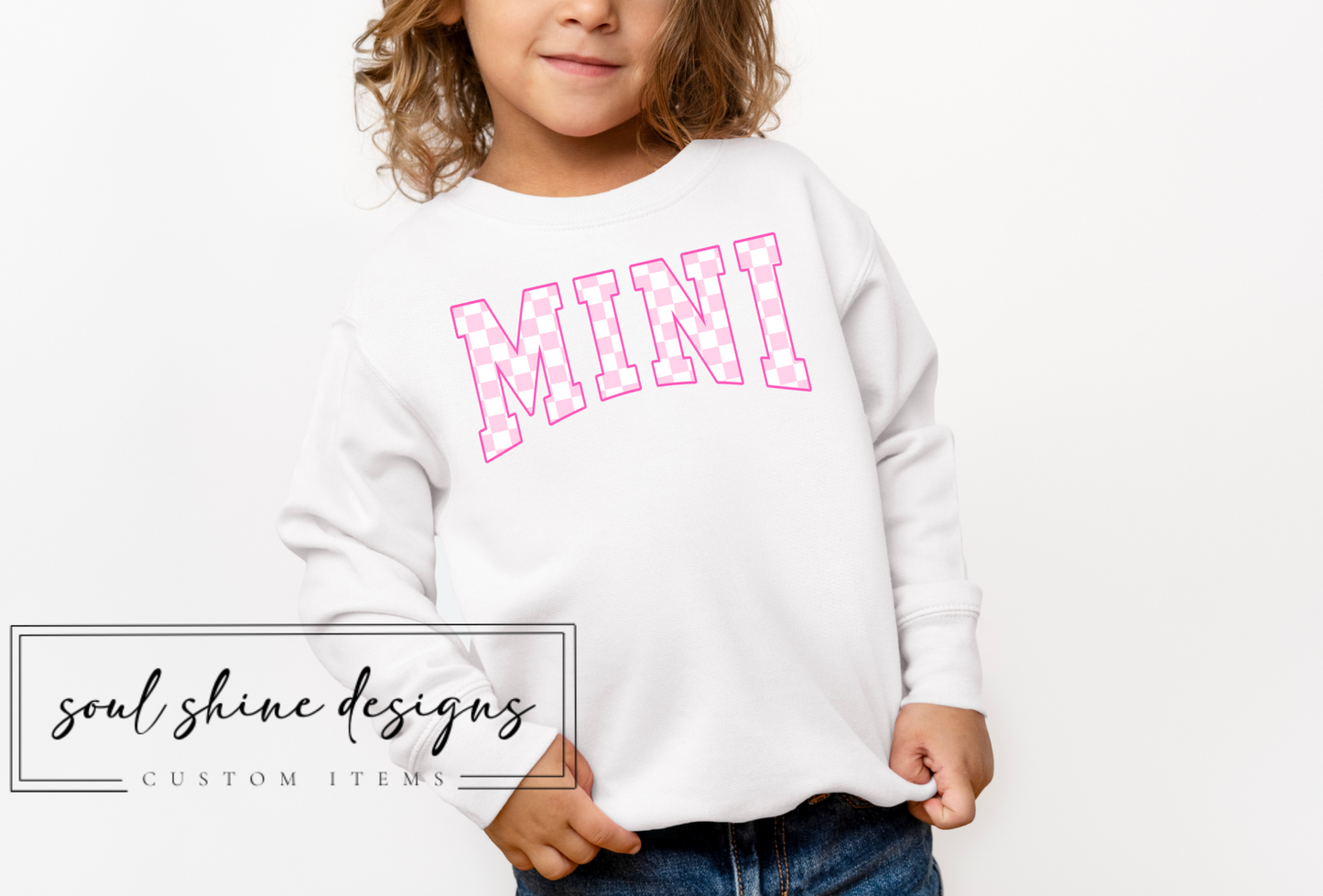 Checkered Pink Mini